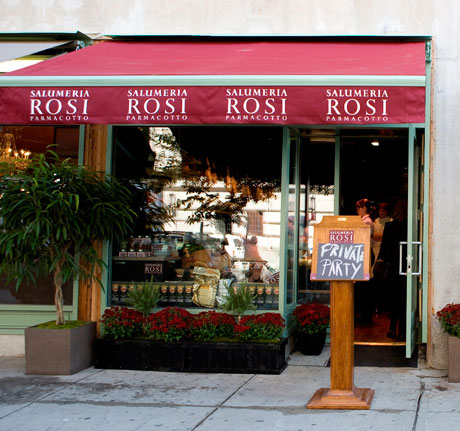 Parmacotto, cena all’asta di beneficenza alla Salumeria Rosi a NY