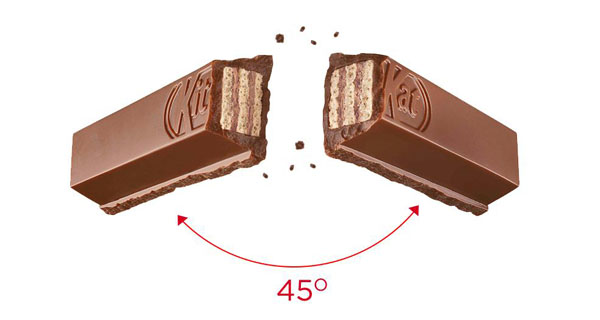 Kit Kat sfotte Apple: si spezza, non si piega!